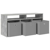 Lowboard with Drawer Concrete Grey 102 x 32 x 48.5 cm 8000591