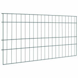 Pond Fence Set 5 pcs Green 100 x 50 cm Steel 42017316
