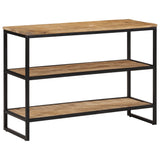 Console Table 100x35x70 cm Solid Rough Wood Mango 374075