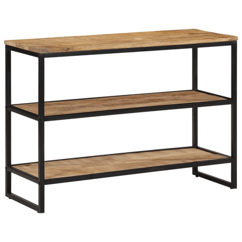 Console Table 100x35x70 cm Solid Rough Wood Mango 374075