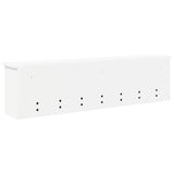 Wall-Mounted Coat Rack White 100 x 16 x 26 cm Engineered wood 874323