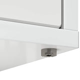Cat House Gloss White 51 x 30 x 42.5 cm Engineered Wood 8000648
