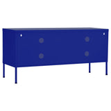 TV Cabinet Navy Blue 105x35x50 cm Steel 336235