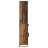 Highboard with Drawer 2 pcs Old Wood Engineered Wood 3415630