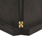 Table Top Dark Brown 140x40x cm Treated Solid Wood Oak 3156441