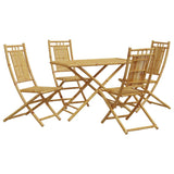 5 Piece Garden Dining Set Bamboo 3278528