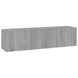 TV Wall Cabinet Grey Sonoma 120x30x30 cm Engineered Wood 815100