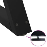Coffee Table Legs 2 pcs Black 50x cm Steel 4012704