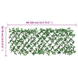 Artificial Ivy Trellis Expandable Green 5 pcs 186x30 cm 366591