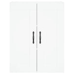 Highboard White 69.5x34x180 cm Engineered Wood 3199905