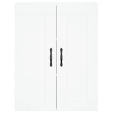 Highboard White 69.5x34x180 cm Engineered Wood 3199969