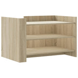 ZNTS Coffee Table Sonoma Oak 80x50x50 cm Engineered Wood 848341