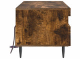 LED TV Cabinet Smoked Oak Engineered Wood 896550