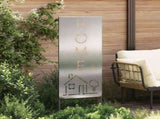 Garden Privacy Screen Silver 50 x 140 cm Stainless steel 876340
