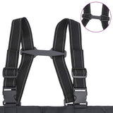 Chest Waders with Boots and Belt Black Size 42 4017003