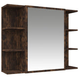 ZNTS 3 Piece Bathroom Cabinet Set Smoked Oak Engineered Wood 3187609