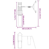 Outdoor Playset Impregnated Wood Pine 3155878
