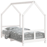 Kids Bed Frame White 80x160 cm Solid Wood Pine 835725