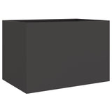 Planter Black 62x40x39 cm Steel 841595
