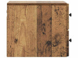 Wall-Mounted Bedside Cabinet Old Wood 34.5 x 33 x 40 cm 899161