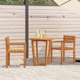 3 Piece Garden Dining Set Solid Wood Acacia 3334768