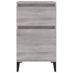 ZNTS Bedside Cabinets 2 pcs Grey Sonoma 40x35x70 cm 819721