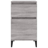 Bedside Cabinet Grey Sonoma 40x35x70 cm 819720