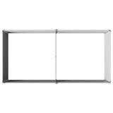 Raised Garden Bed Grey 160 x 80 x 55 cm cold-rolled steel 8006398