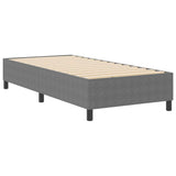 Platform Bed Frame Light Grey 90 x 200 cm Fabric 3337387