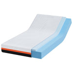 Mattress White and Grey 90 x 200 cm Gel Memory Foam 4106350