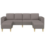 Sofa Set 3 pcs Taupe Fabric 3335117