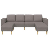 Sofa Set 3 pcs Taupe Fabric 3335117