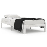Bed Frame without Mattress White 90x190cm Single 810331