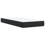 Box Spring Bed with Mattress Black 100x200 cm Velvet 3286230