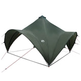 Party Tent Army green 400 x 400 x 320 cm Polyester and Steel 42028618
