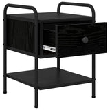 Bedside Cabinet 2 pcs Black Oak 35 x 36.5 x 47 cm 8007660
