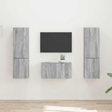 TV Cabinet Set 5 pcs Grey Sonoma Engineered Wood 3409102