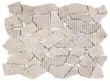 Mosaic Tiles Cream 30 x 30 cm Marble 42033527