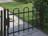 Single Door Fence Gate BOXTEL with Hoop Top 100 x 75 cm 144361