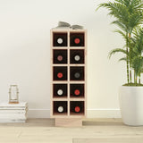 ZNTS Wine Cabinet 23x34x61 cm Solid Wood Pine 820971