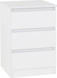 ZNTS Malvern 3 Drawer Bedside 100-103-072