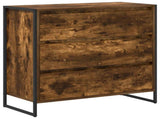 Sideboard Smoke Oak 79 x 36 x 75.5 cm Engineered Wood 886596