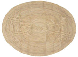 Area Rugs White 240 cm Jute 42010753