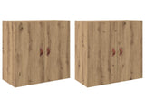 Wall-Mounted Cabinet 2 pcs Artisan Oak 69.5 x 34 x 90 cm 3394573