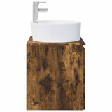 Wall-Mounted Sink Vanity Smoked Oak 49.5 x 44.5 x 65 cm 890437