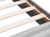 Bed Frame without Mattress Grey Sonoma 75x190 cm Small Single 3280627
