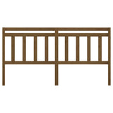 Bed Headboard Honey Brown 206x4x100 cm Solid Wood Pine 814117