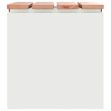 Garden Bench White 40 x 40 x 43 cm Steel 874913