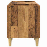 Record Cabinet Old Wood 121 x 38 x 48 cm Engineered Wood 881471