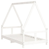 Kids Bed Frame White 80x160 cm Solid Wood Pine 834460